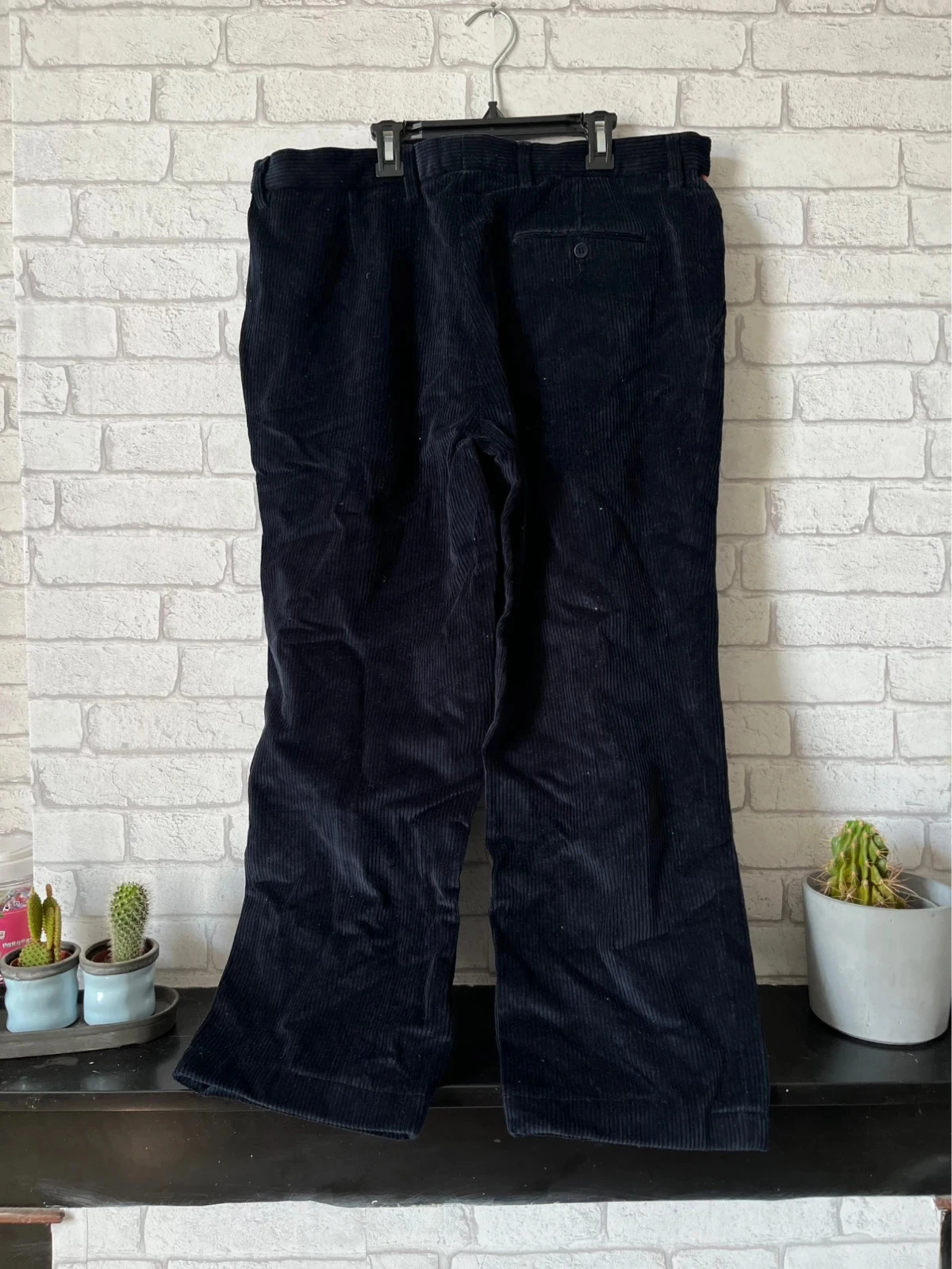 Pantalón de terciopelo acanalado LMA – T48 – Azul marino – Elástico – buen estado – photo 3